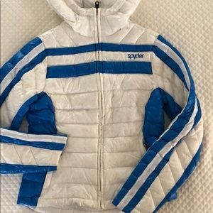 Women’s goose down spyder puff jacket